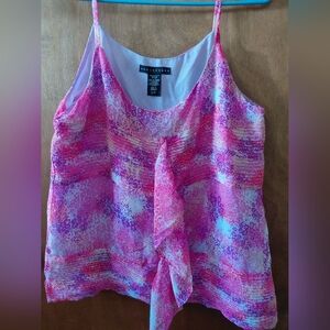 New York & Company Pink and Purple Camisole